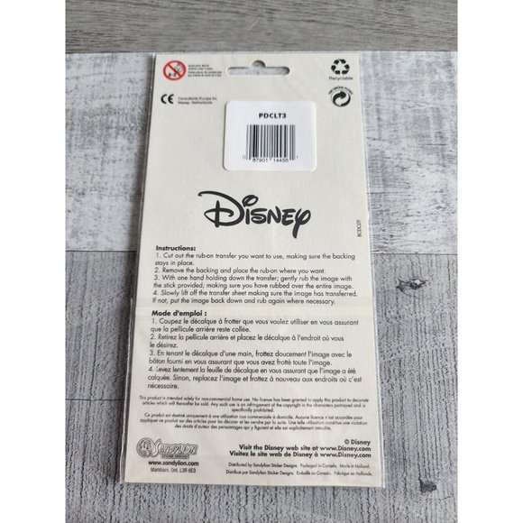 New Tinkerbell Disney Rub-Ons Transfers Sandylion Scrapbooking Card Retired #47 - Picture 2 of 2